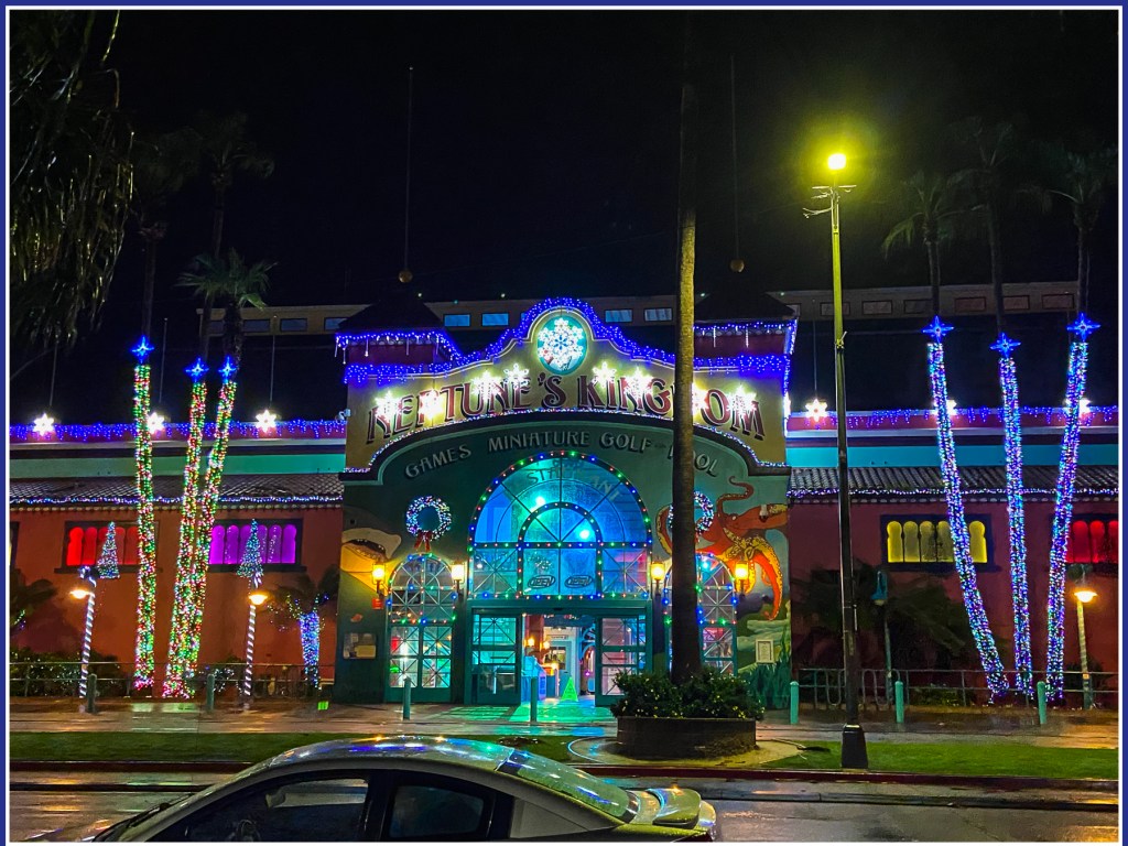 The boardwalk on a stormy&nbsp;night