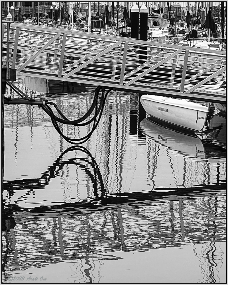 Monochrome Mondays: Connected in the&nbsp;harbor