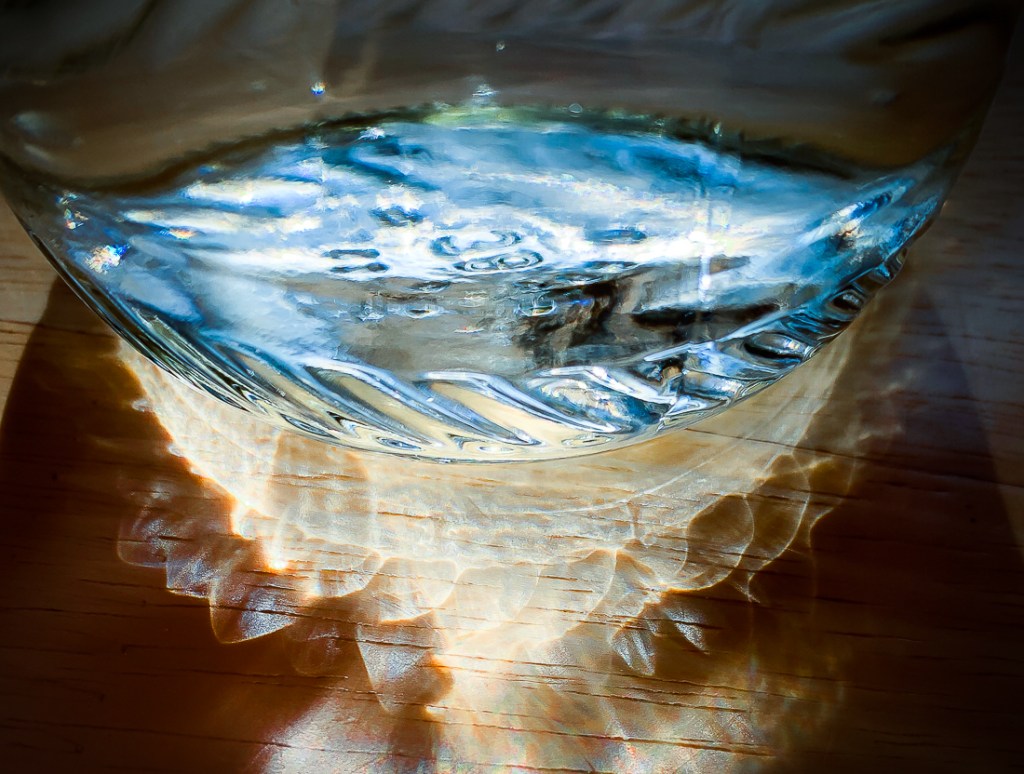 Water, light and a&nbsp;glass