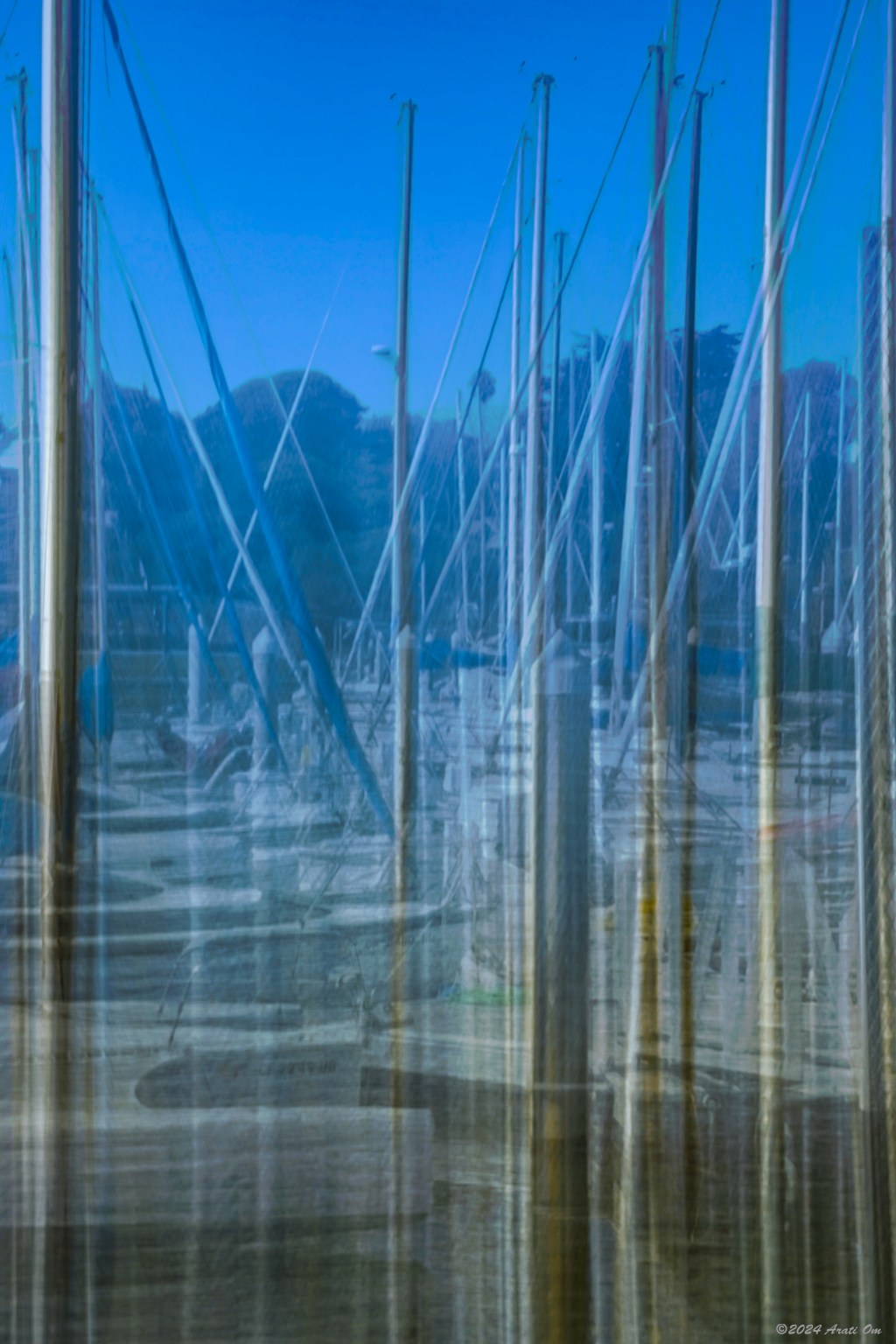 Lens Artists Challenge: Intentional camera movement  – Masts and&nbsp;pilings