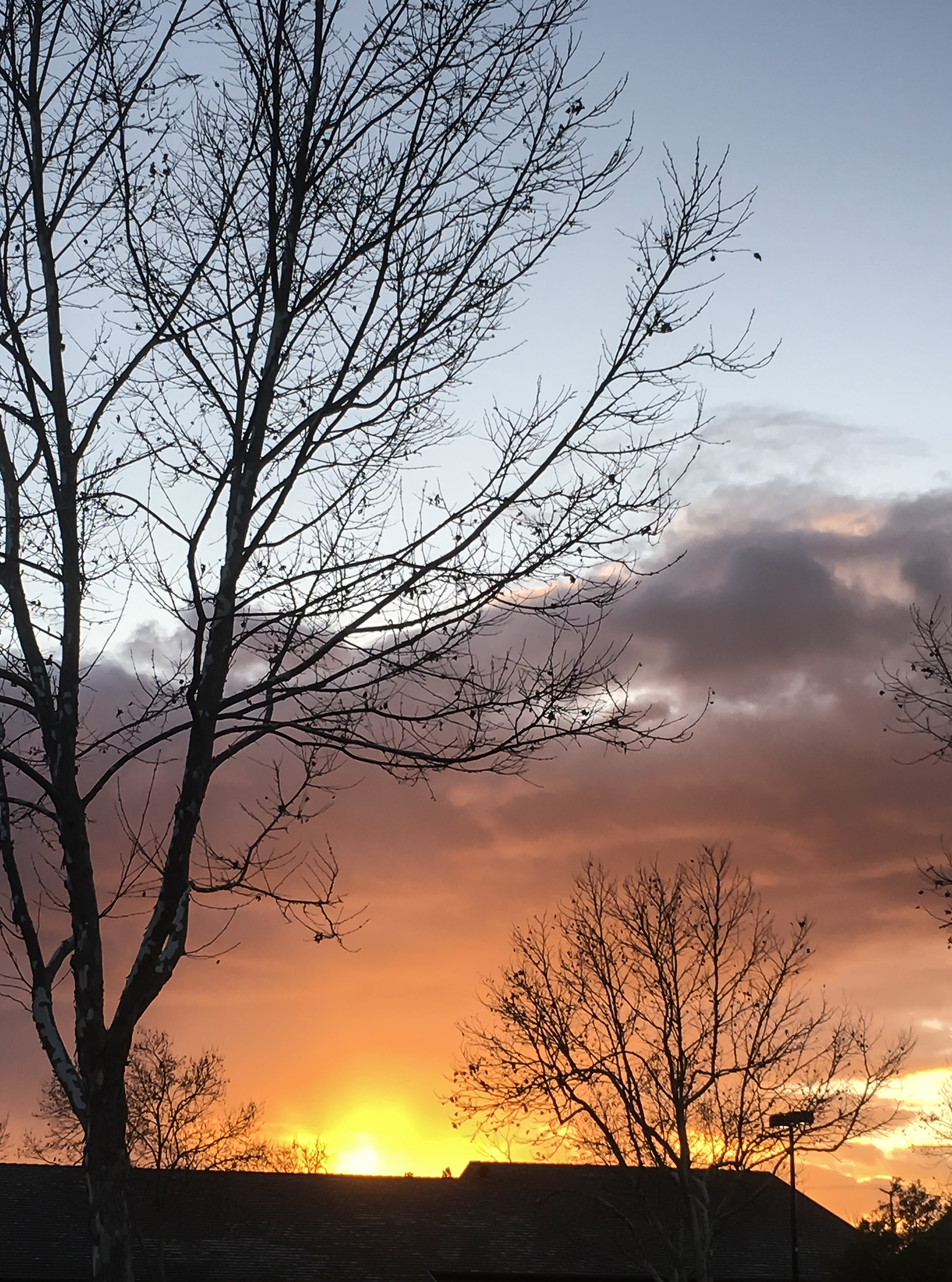 Winter returns at sunset-4509