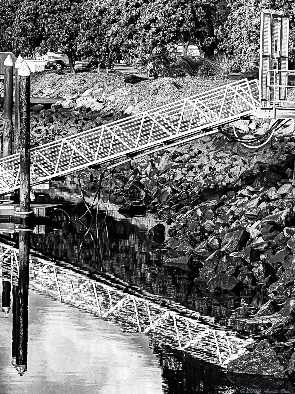 Monochrome Mondays: Dock access upper&nbsp;harbor