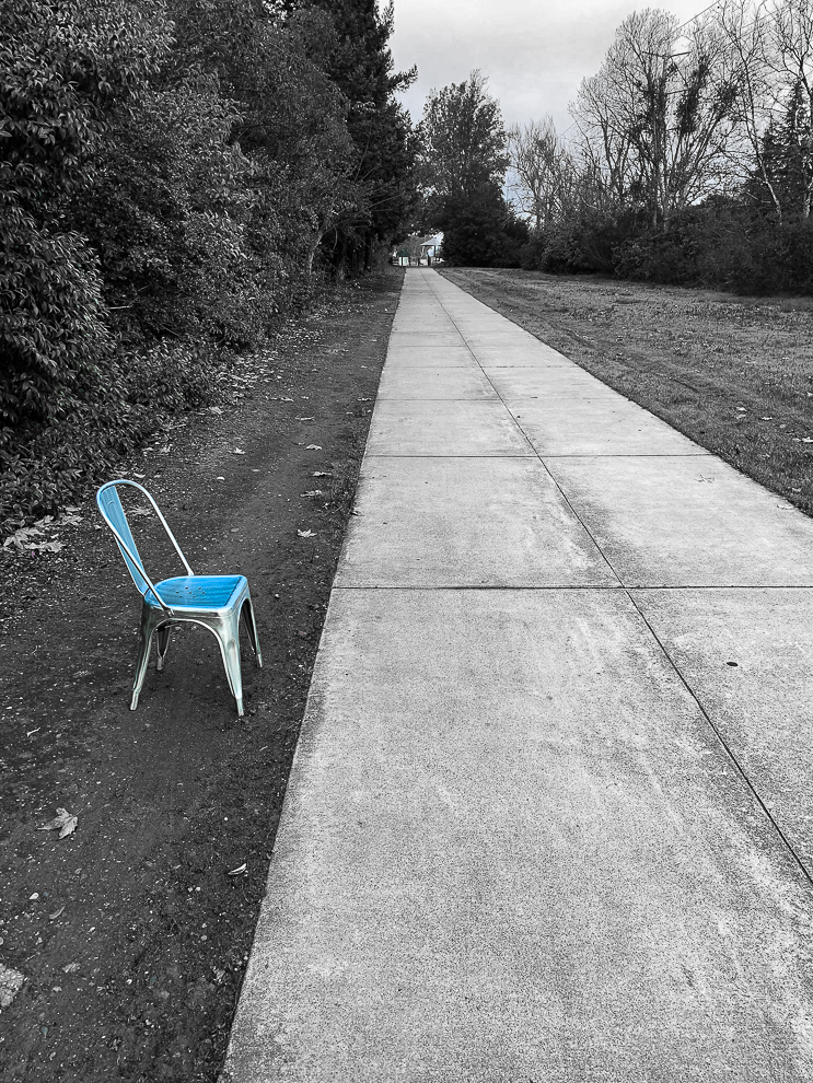 Blue chair