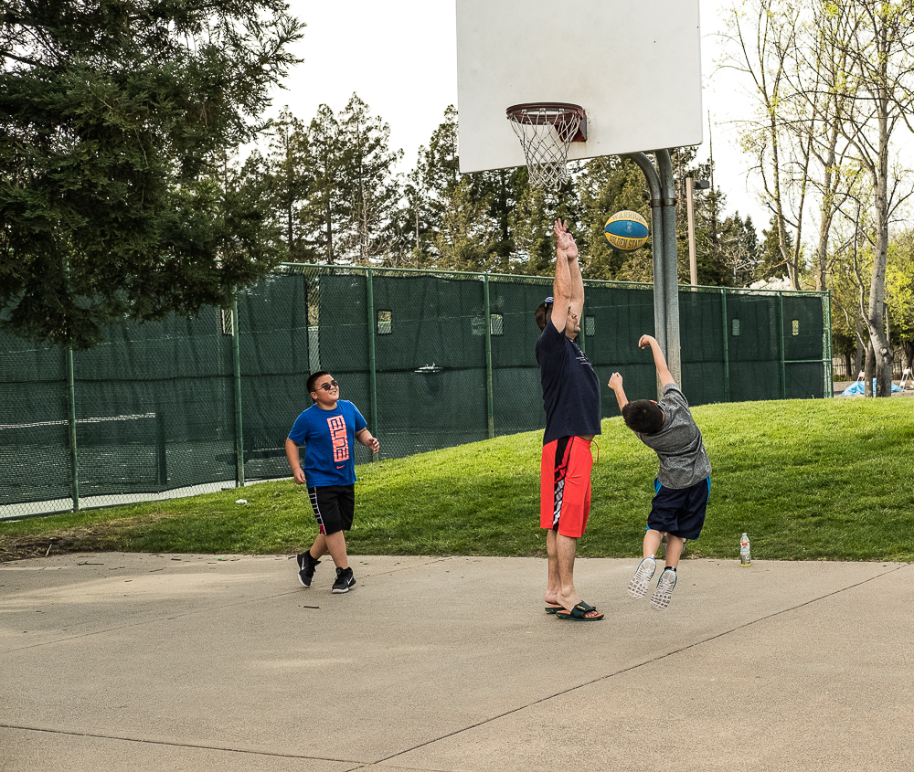 Sunday basketball game