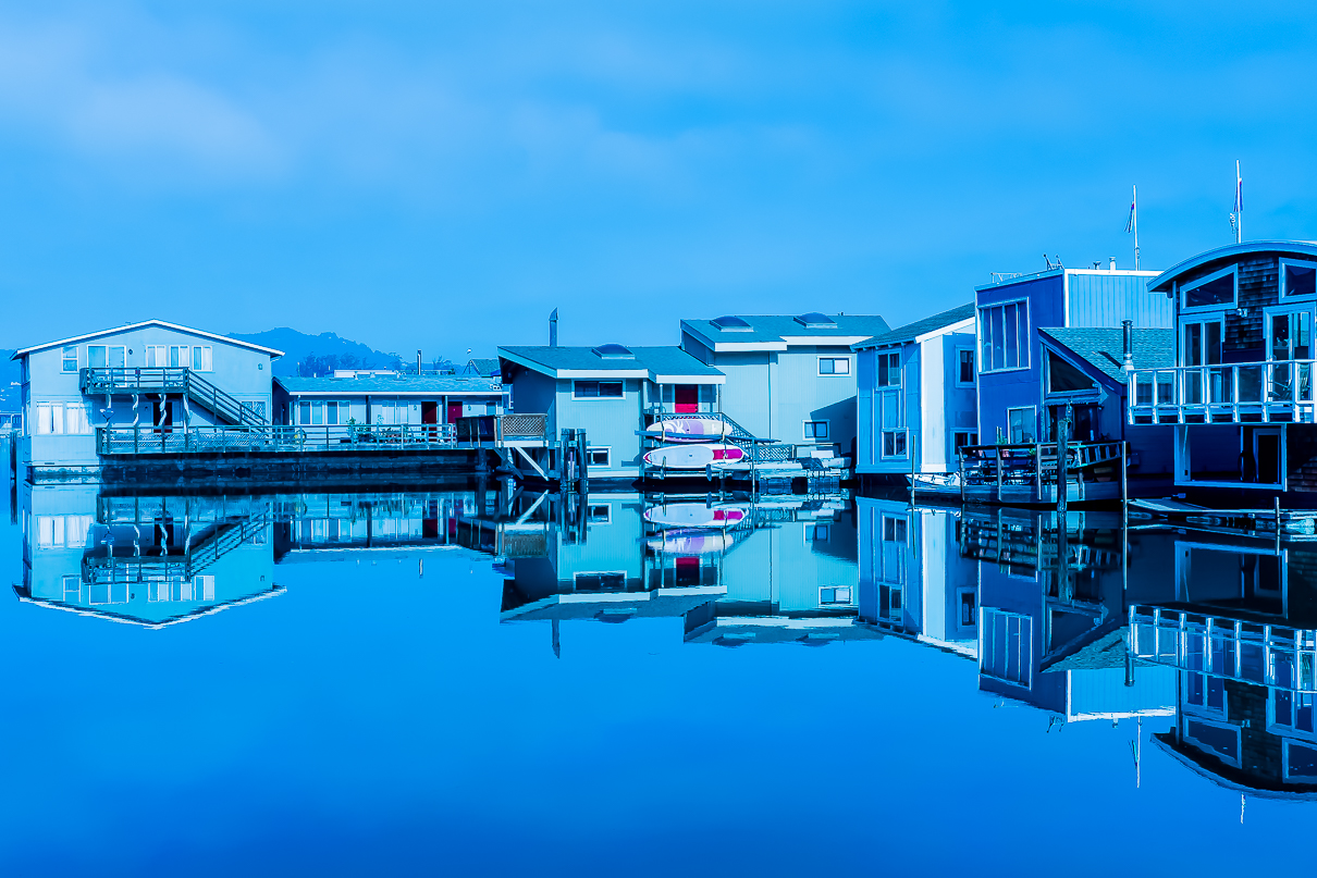 Sausalito floating houses 5471 HDR-