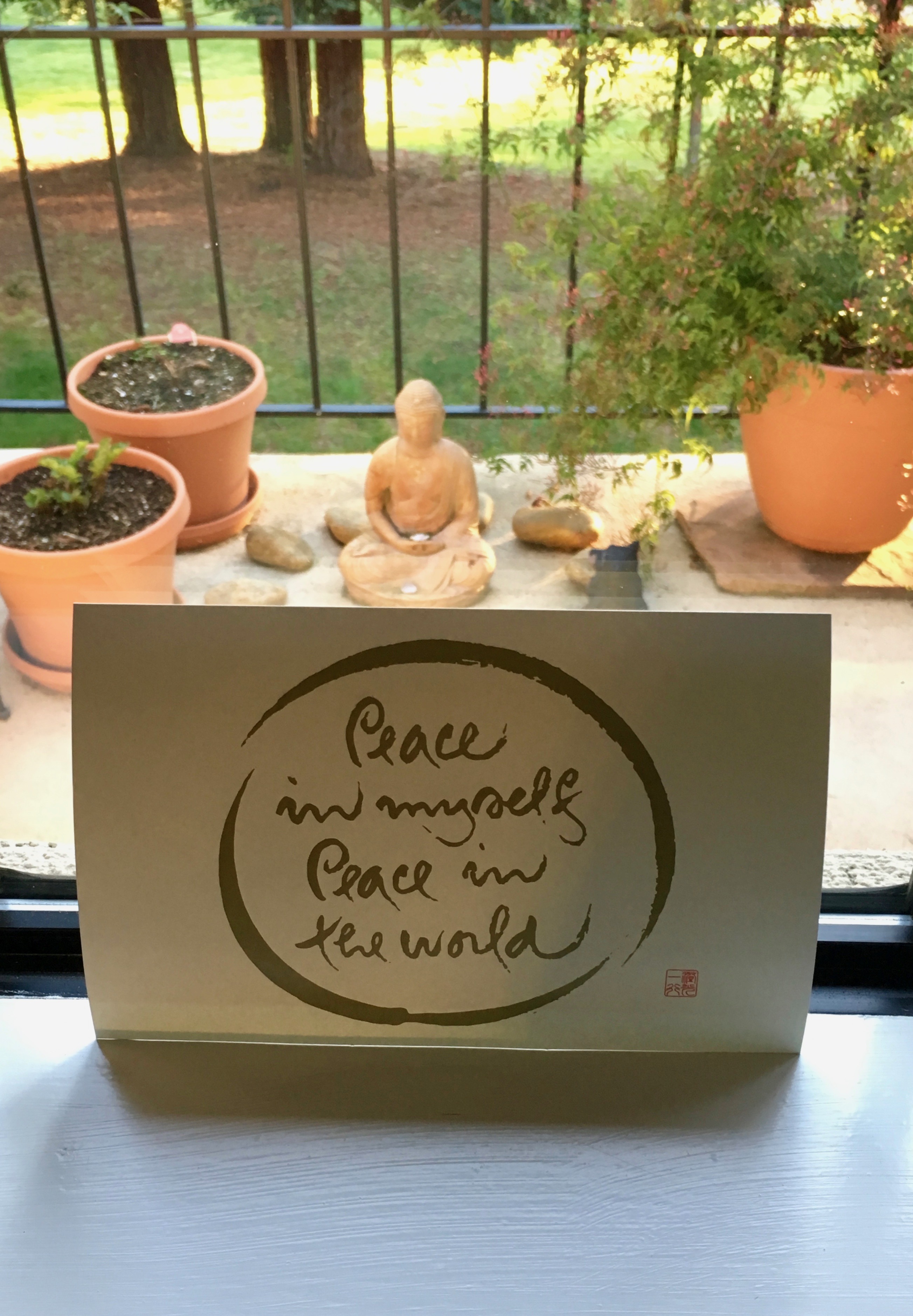 Peace in myself Peace in the world