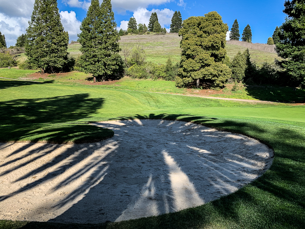 Shadow caught in a sand trap-8676