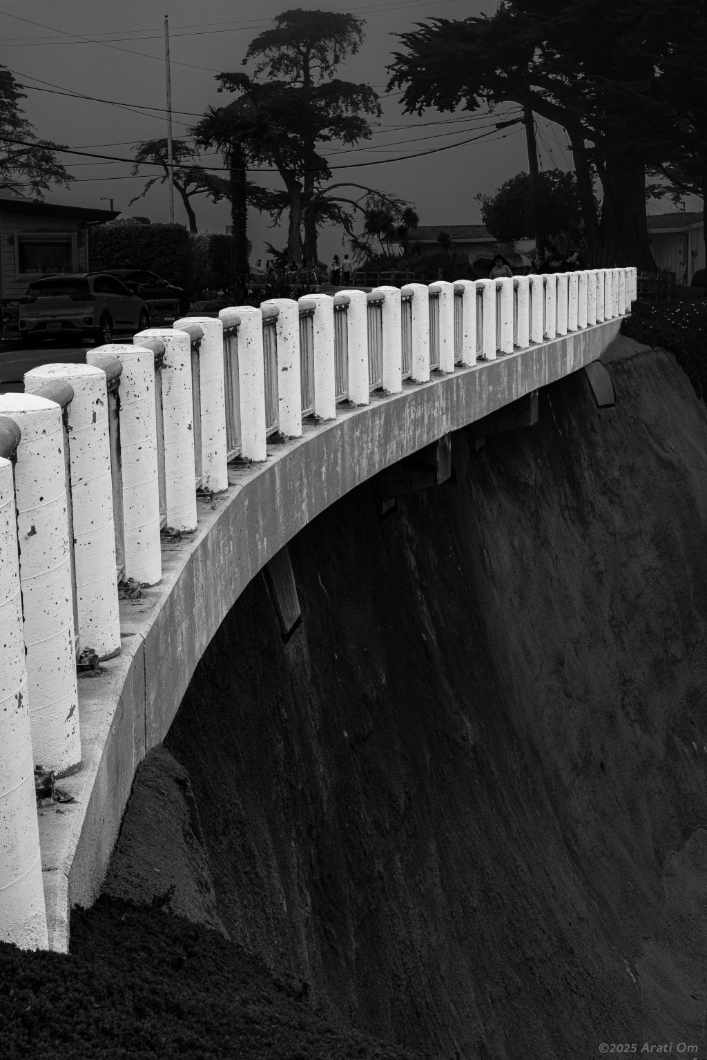 Monochrome Mondays: Suspended on East&nbsp;Cliff