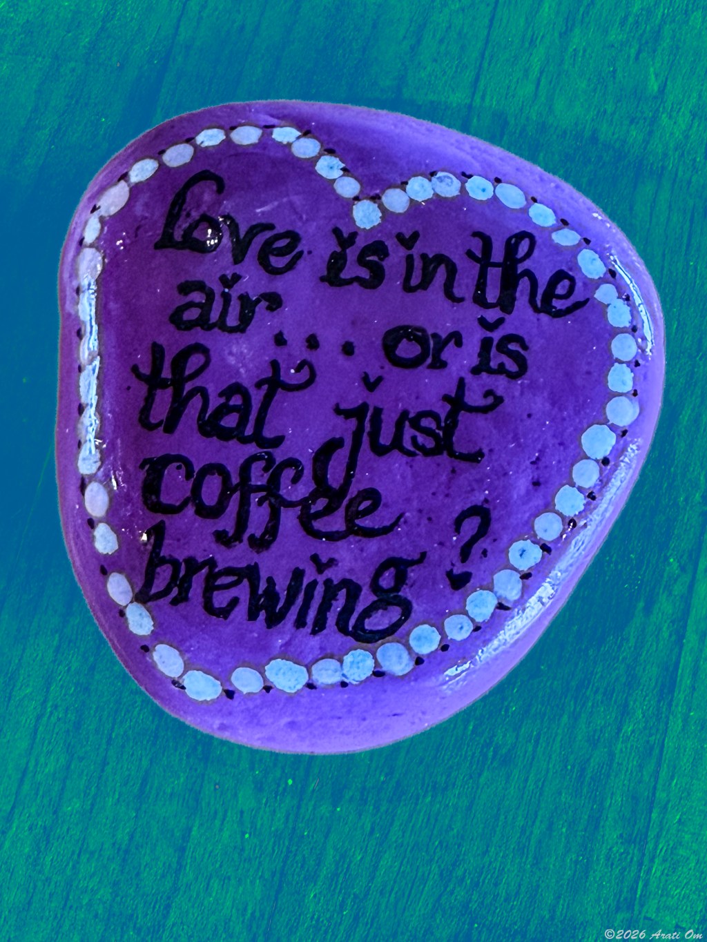 Morning greeting at my favorite&nbsp;café