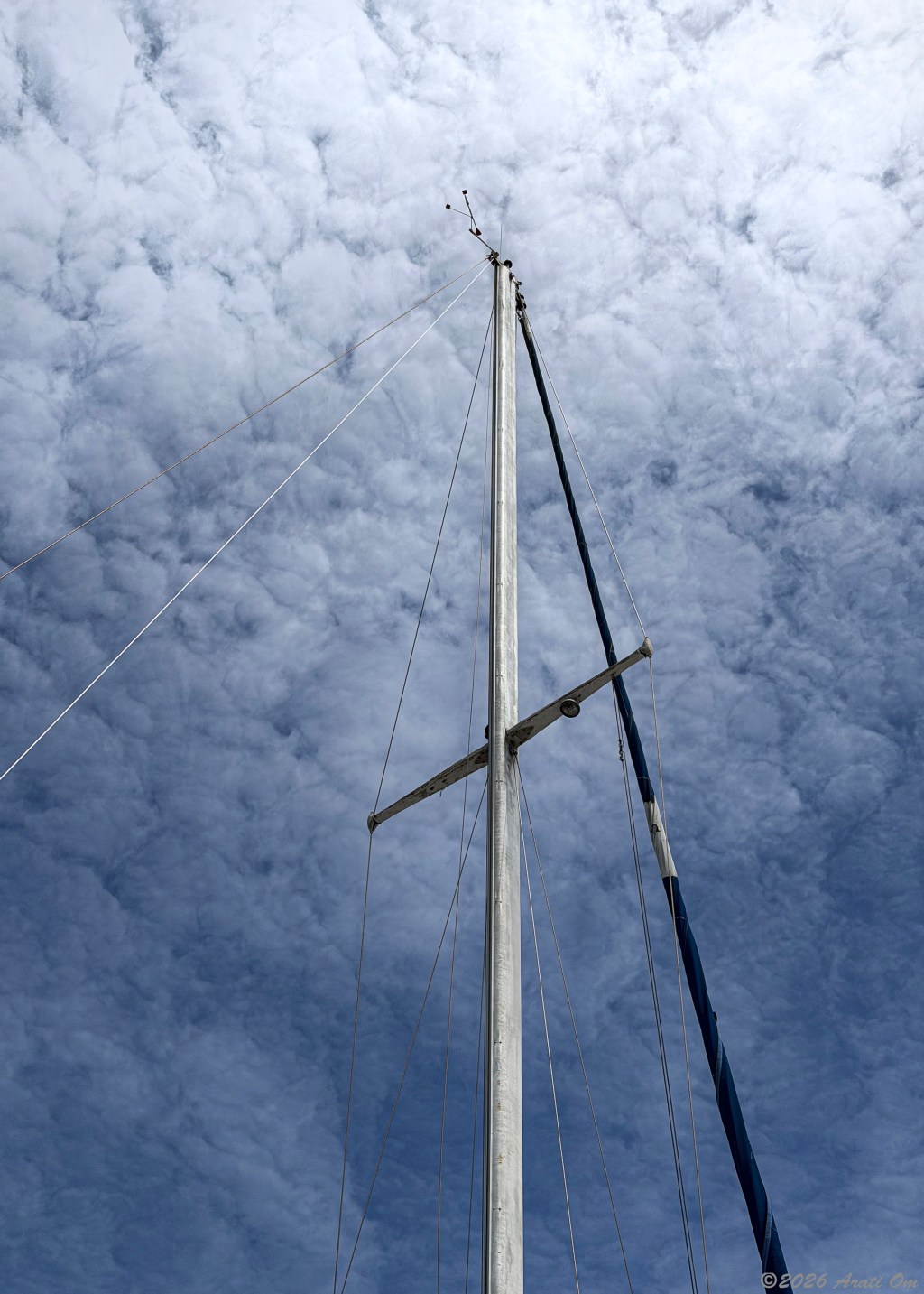 Mast meets clouds